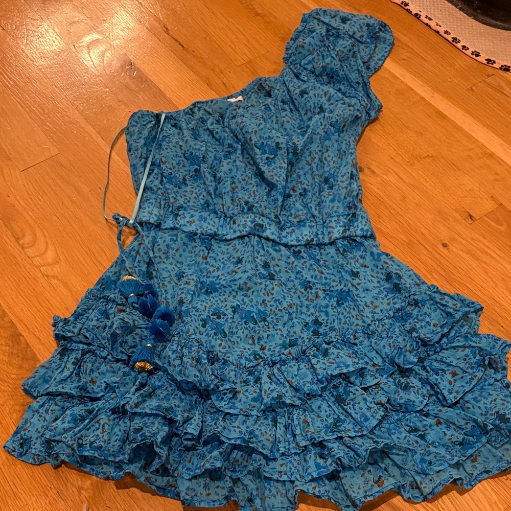 Poupette St. Barth Women’s Blue Floral Dress Size XS